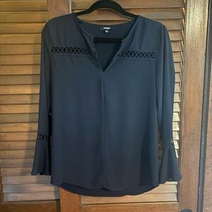 Premise Studio Deep Blue Blouse